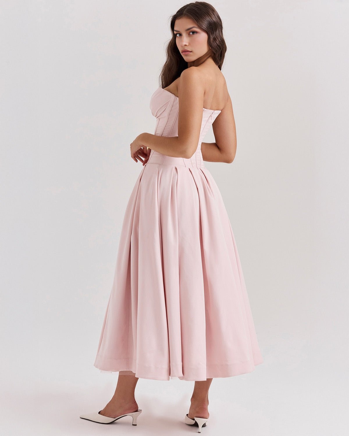 Amalfi | Strapless Midi Dress