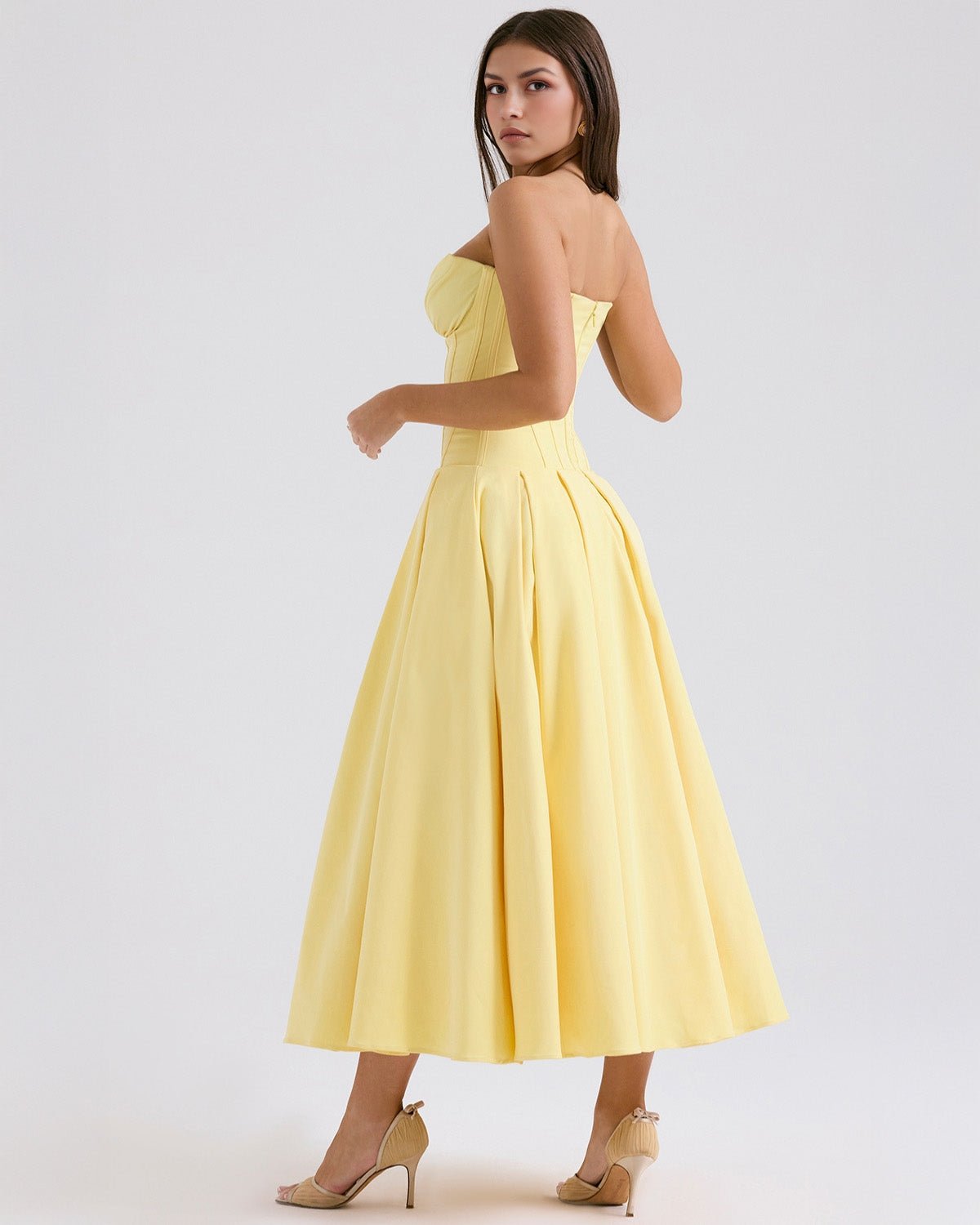 Amalfi | Strapless Midi Dress