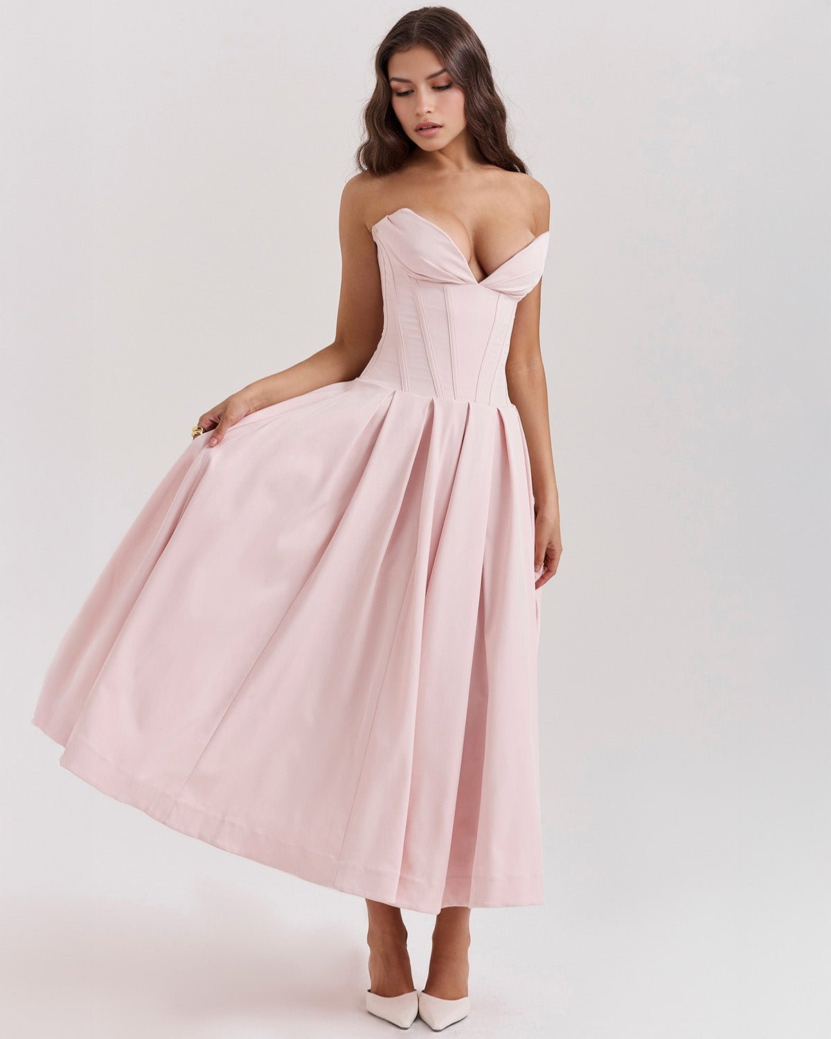 Amalfi | Strapless Midi Dress