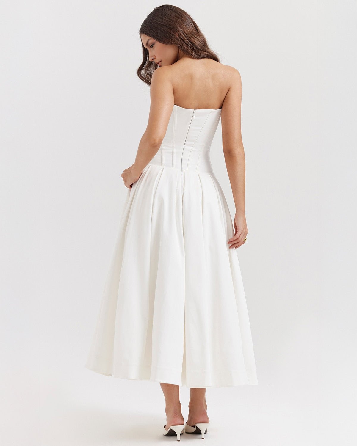 Amalfi | Strapless Midi Dress