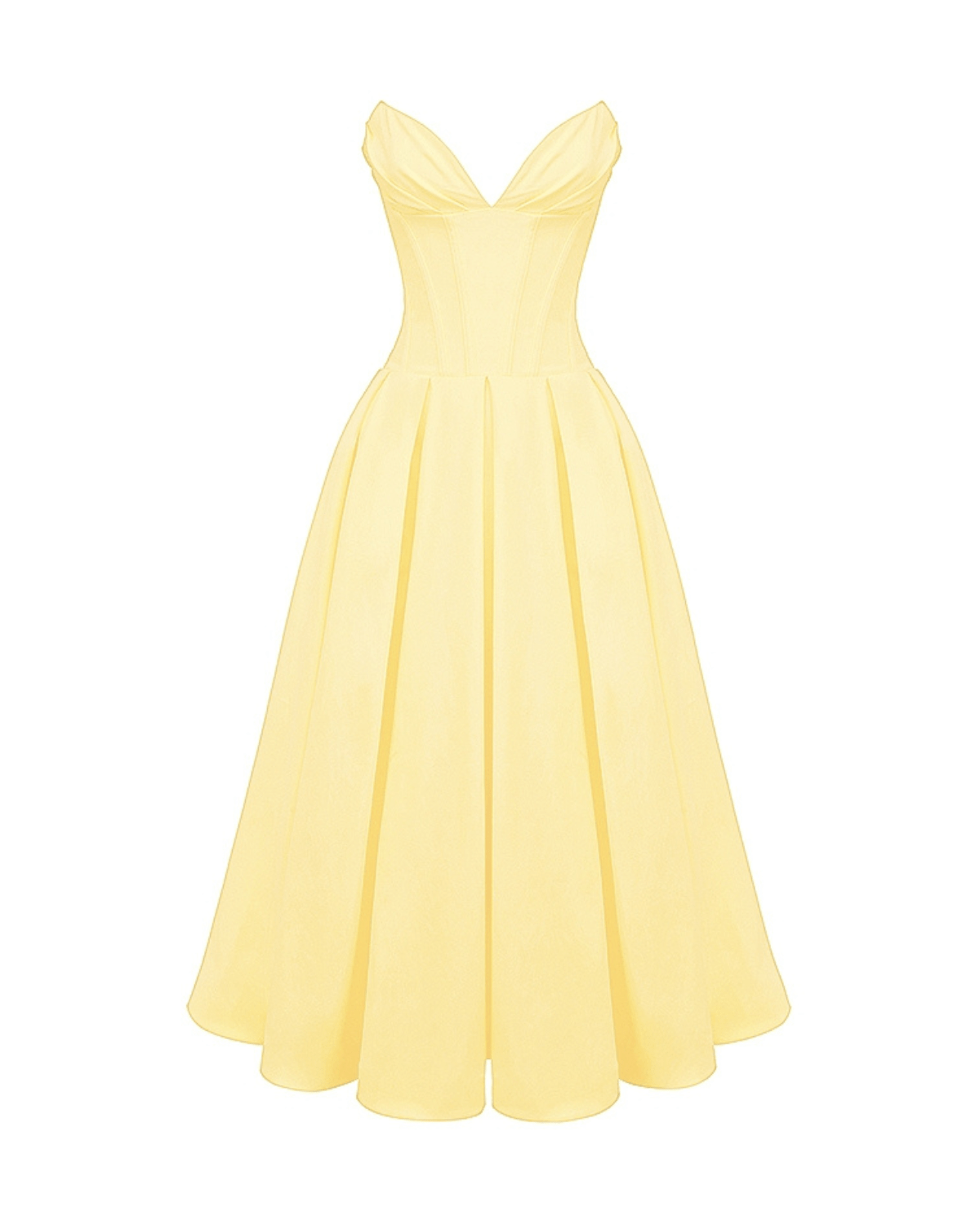 Amalfi | Strapless Midi Dress