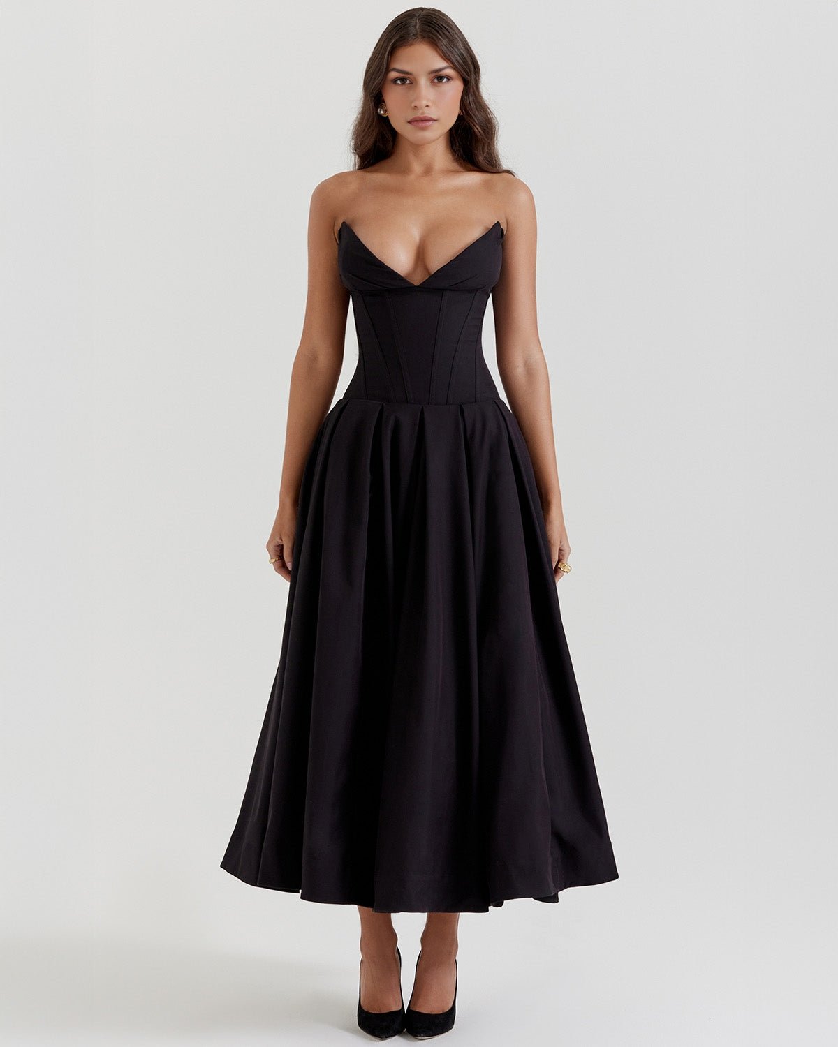 Amalfi | Strapless Midi Dress