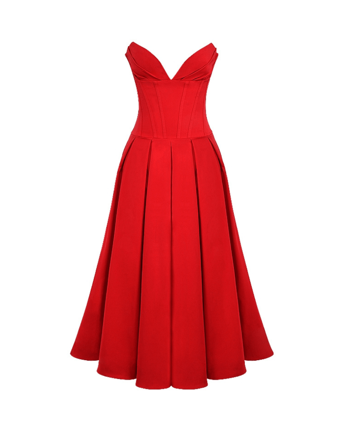 Amalfi | Strapless Midi Dress