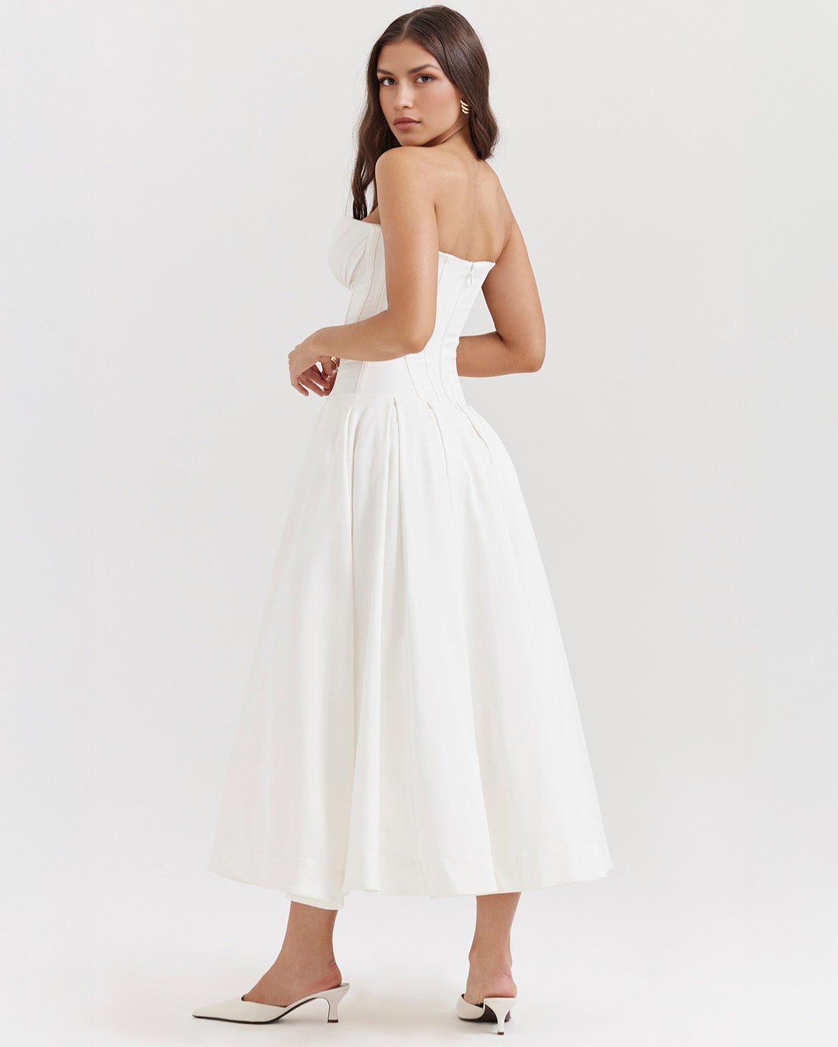 Amalfi | Strapless Midi Dress