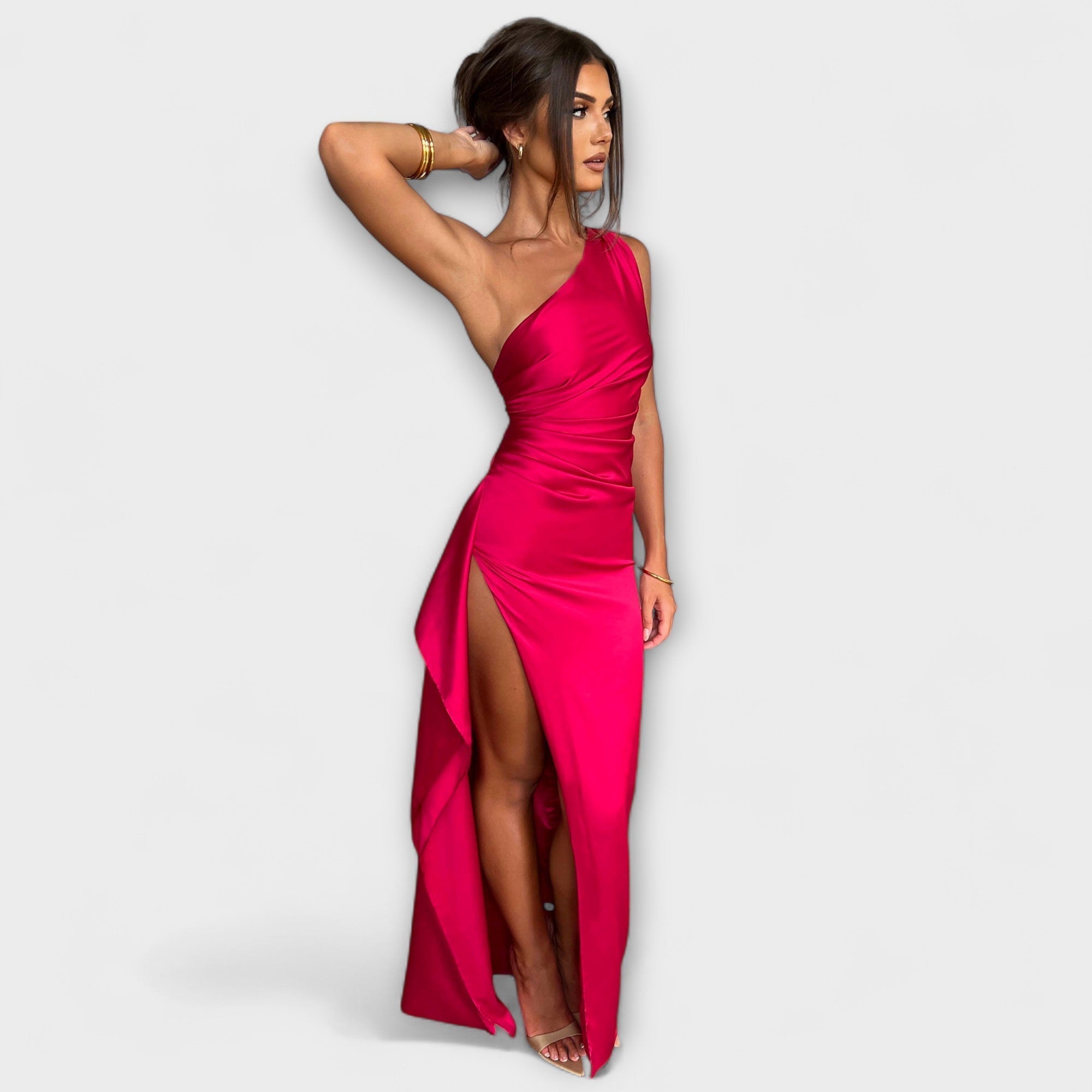Celeste One-Shoulder Maxi Dress