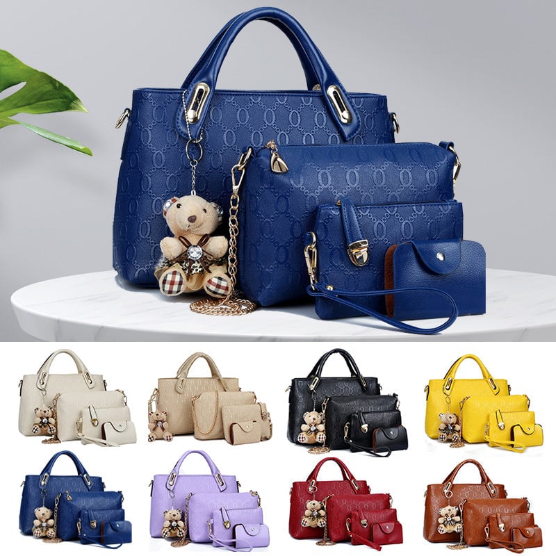 Grace Luxe Set | Elegant Cute 4-Piece Handbag Set