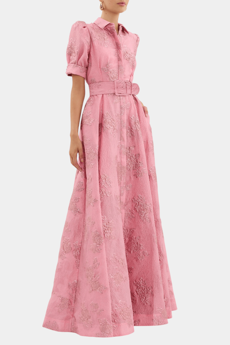 Celestine | Puff Sleeve Maxi Dress