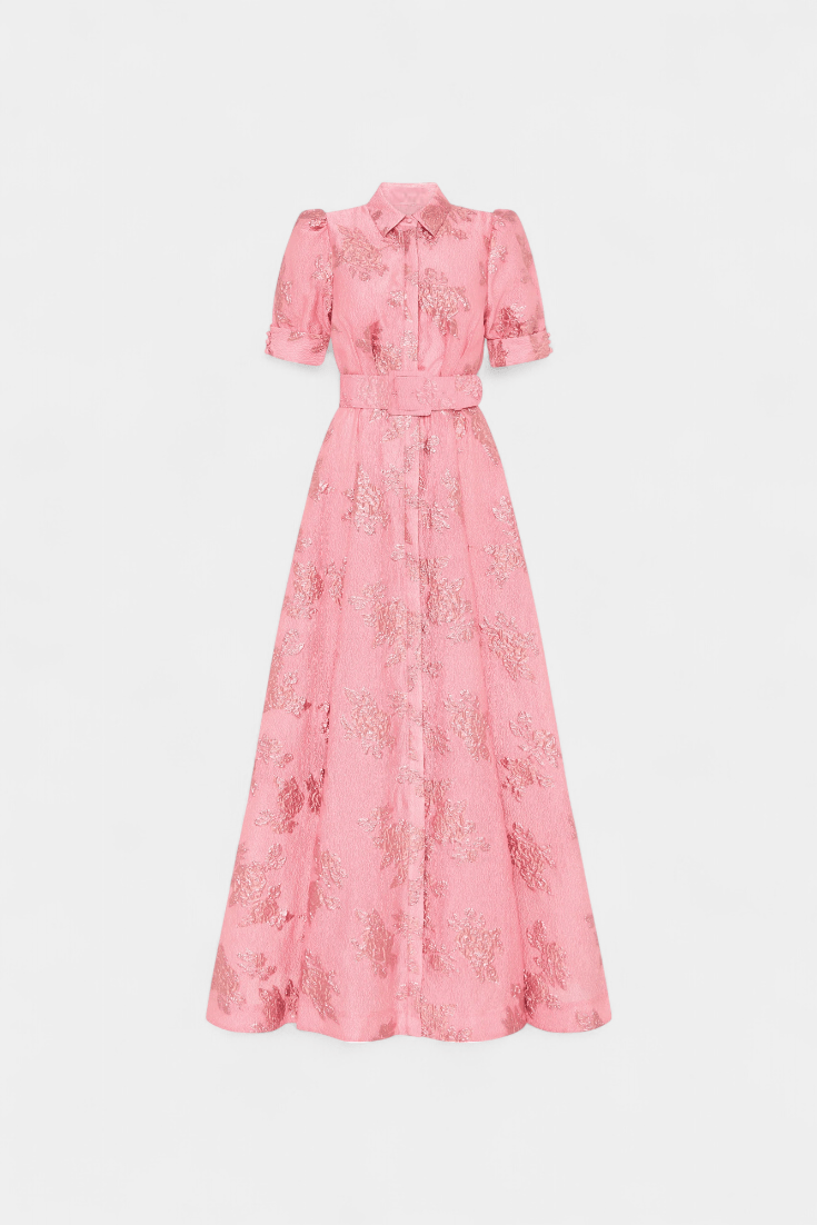 Celestine | Puff Sleeve Maxi Dress