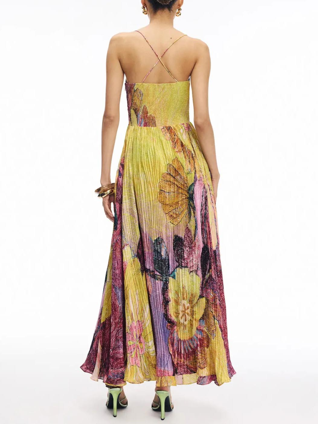 Delilah | Pleated Maxi Dress