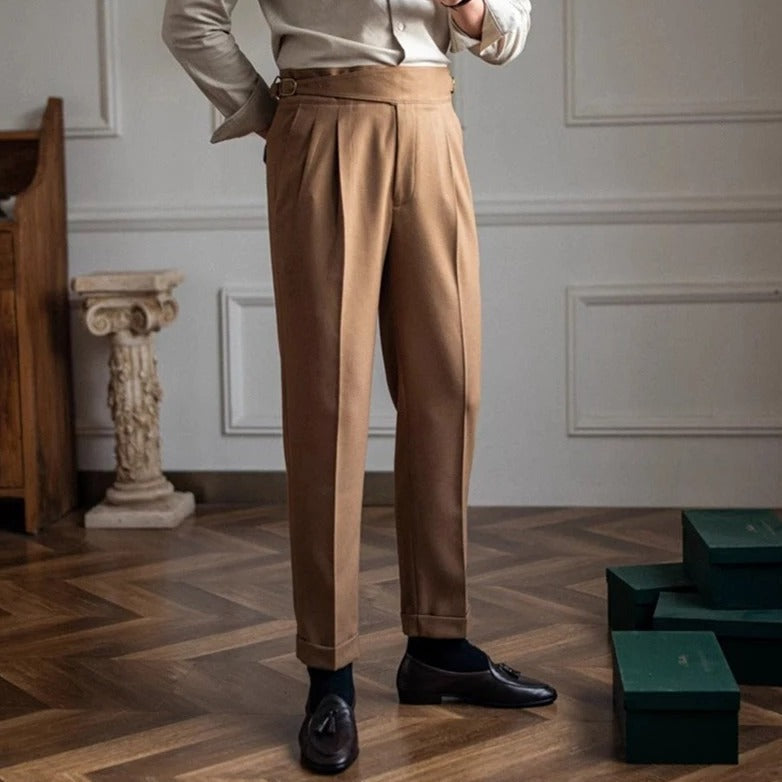 Steve | Italian style High-Waisted Trouser