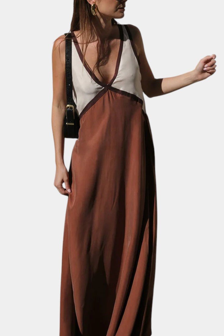 Diamond | Lightweight V-Neck Maxi Dress