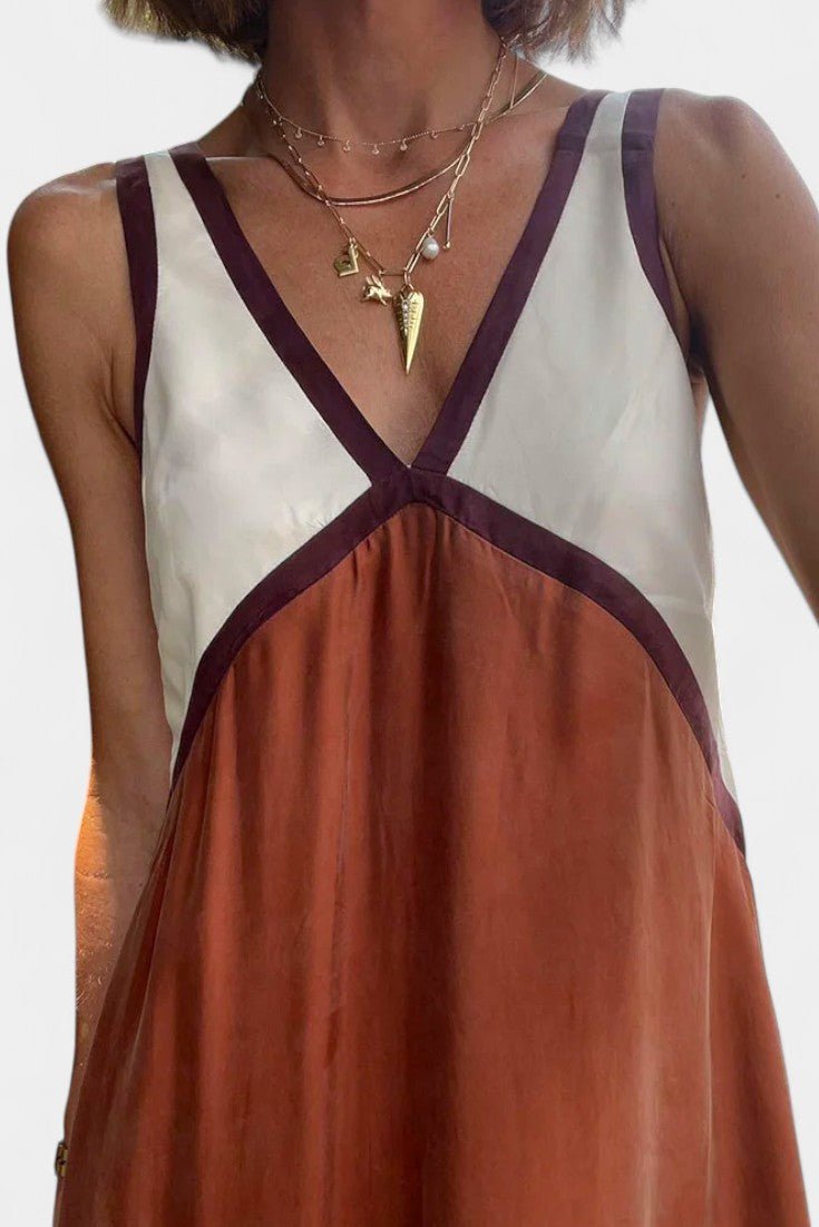 Diamond | Lightweight V-Neck Maxi Dress
