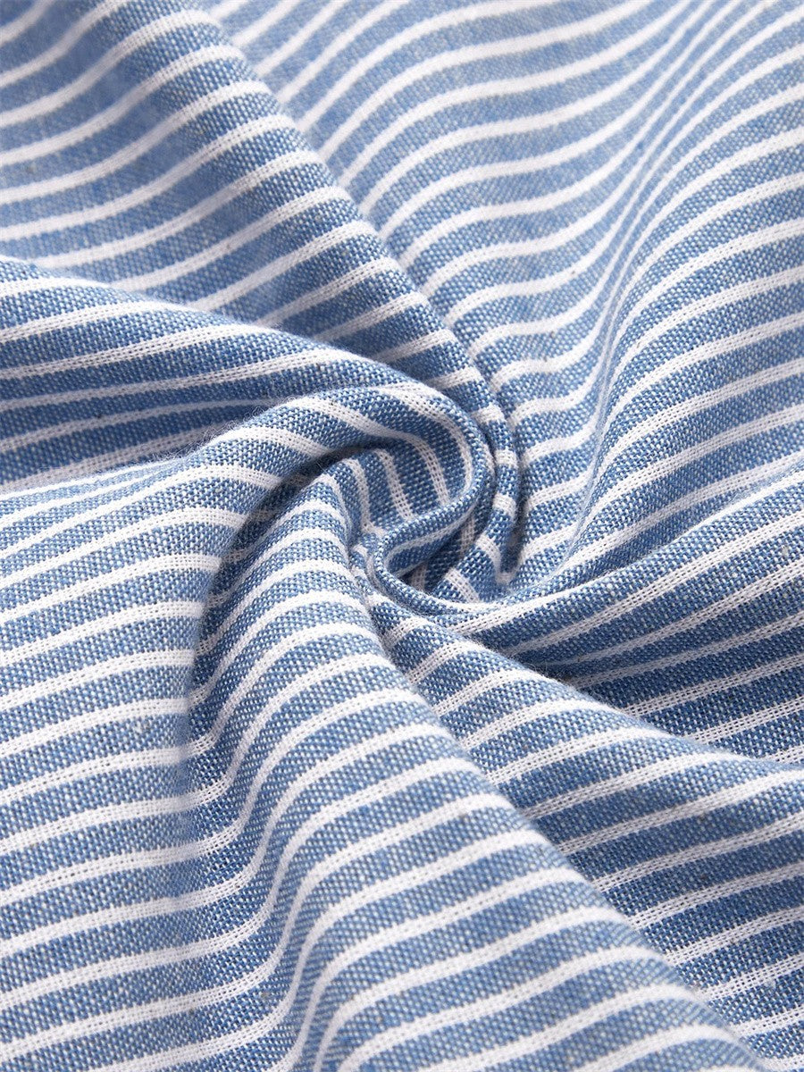 Doro Striped Midi Dress