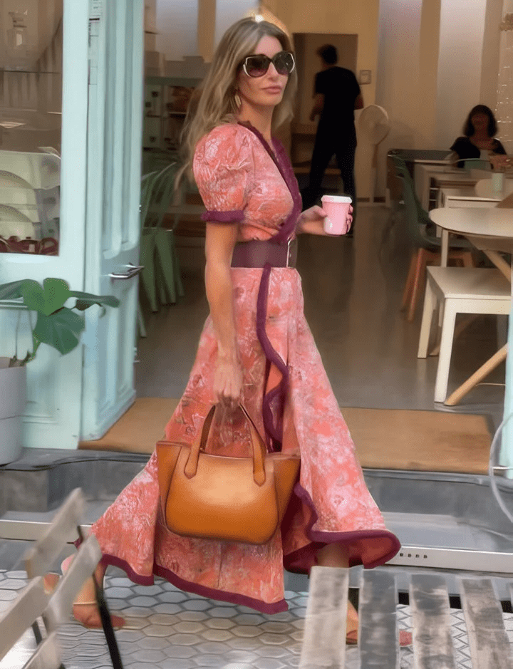 Elise | Soft Pink Maxi Dress