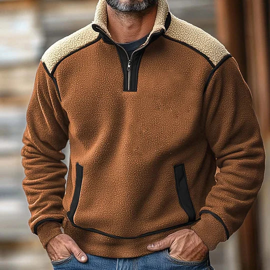 Ethan - Retro Quartz Zipper Fleece