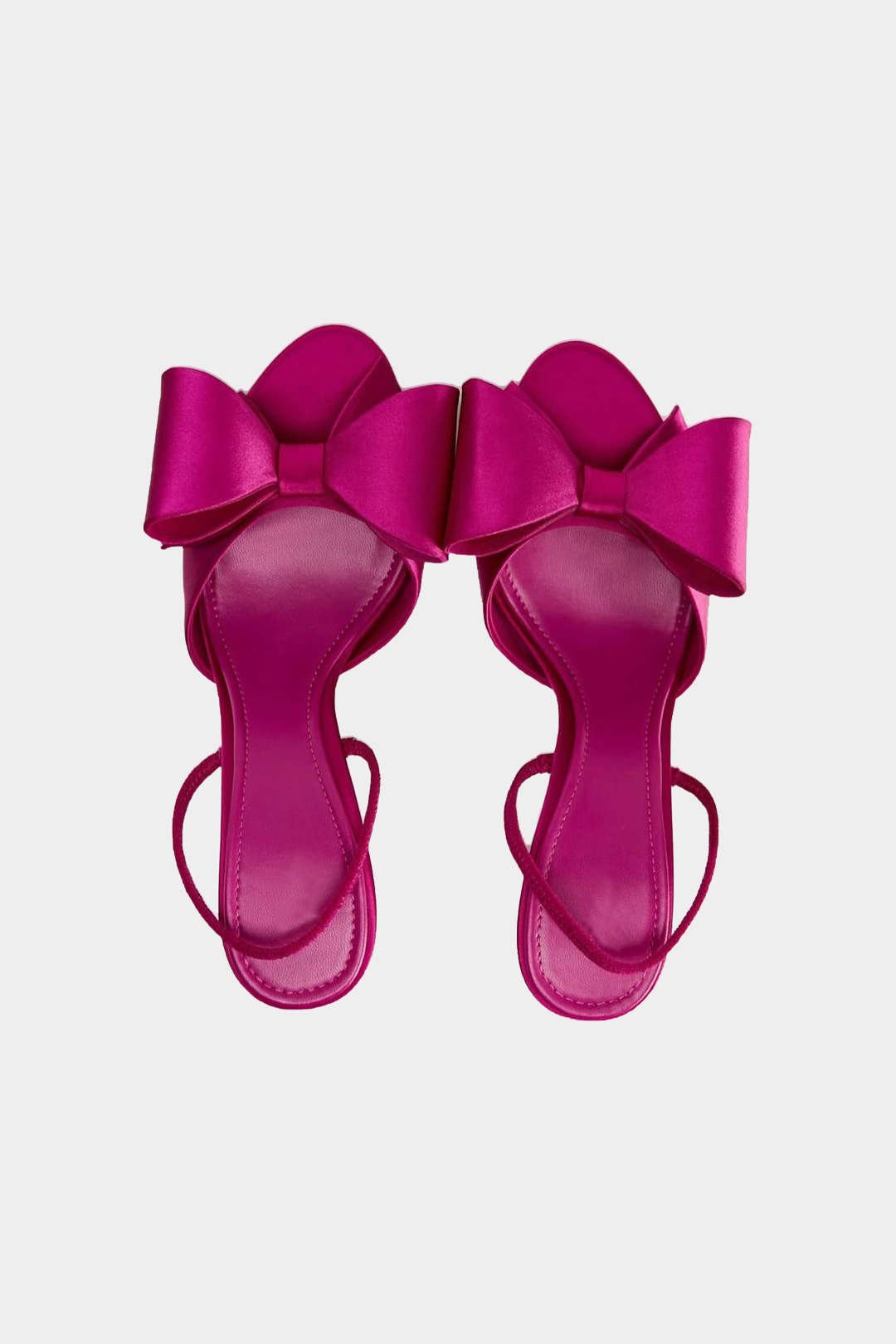 Bella Bow Faux Leather Heels