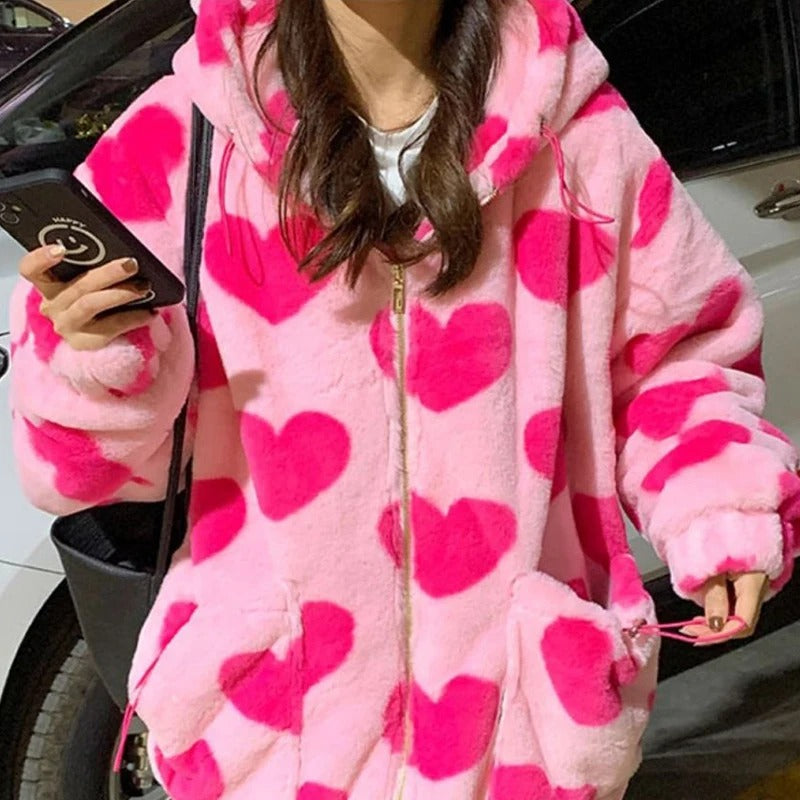 Zoe - Cozy Warm Heart-Shaped Jacket