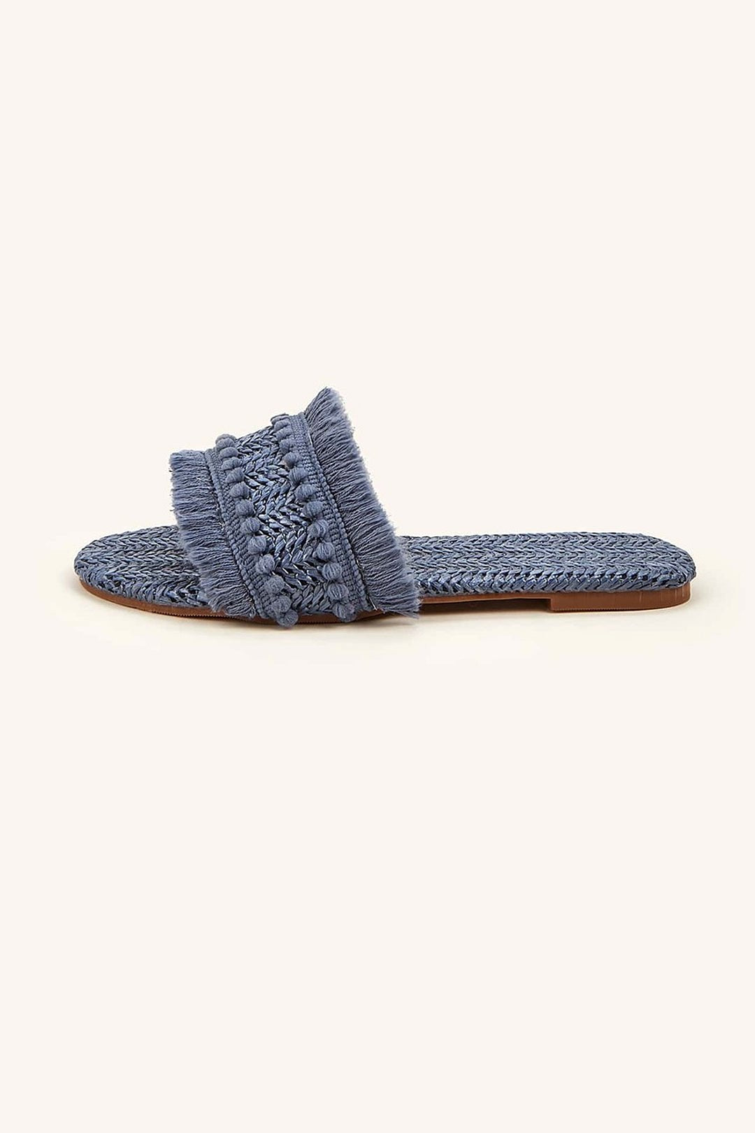 Flare Fringe Slippers