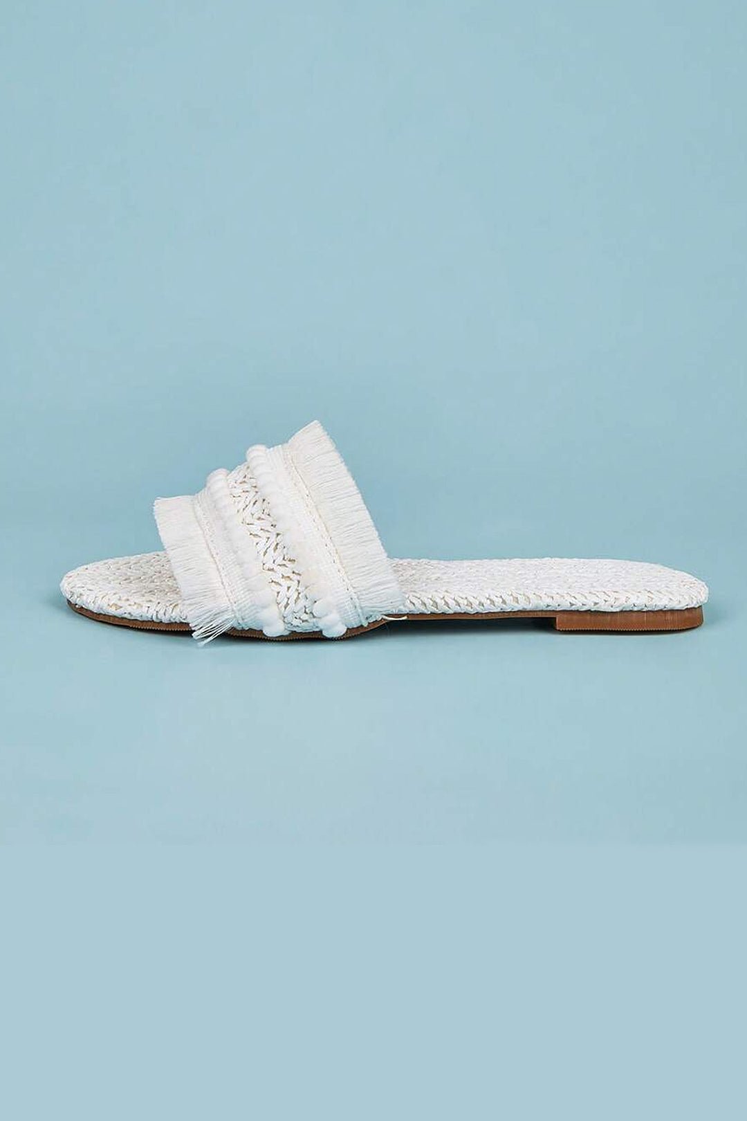 Flare Fringe Slippers