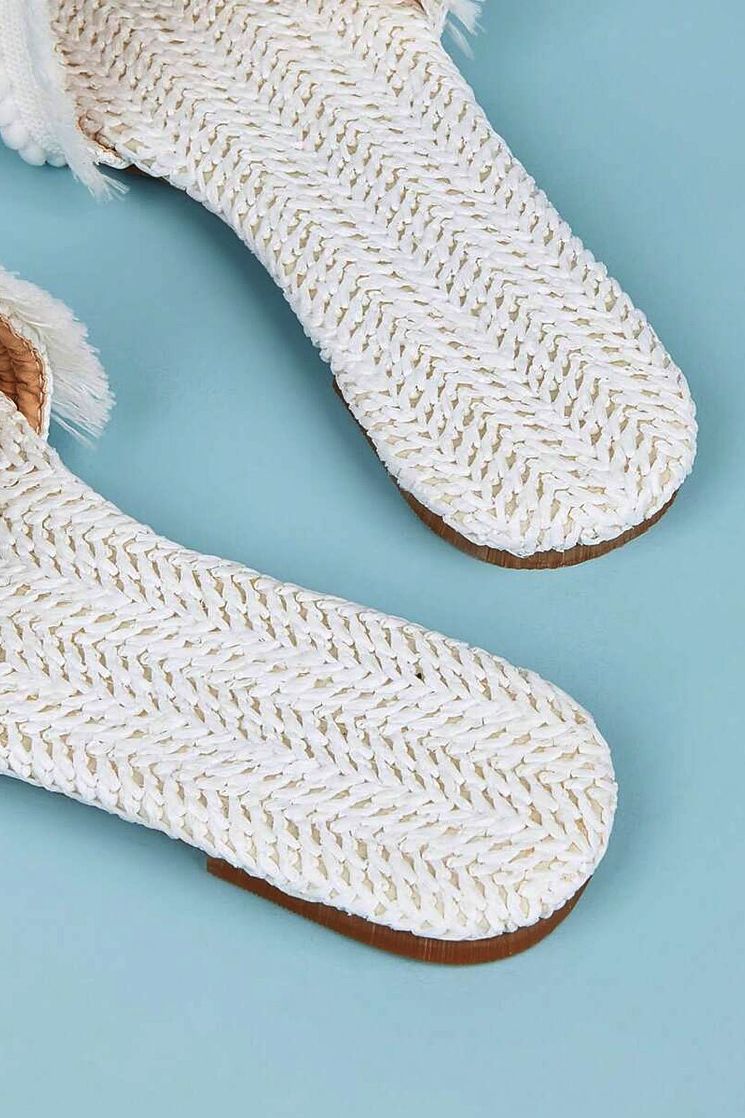 Flare Fringe Slippers