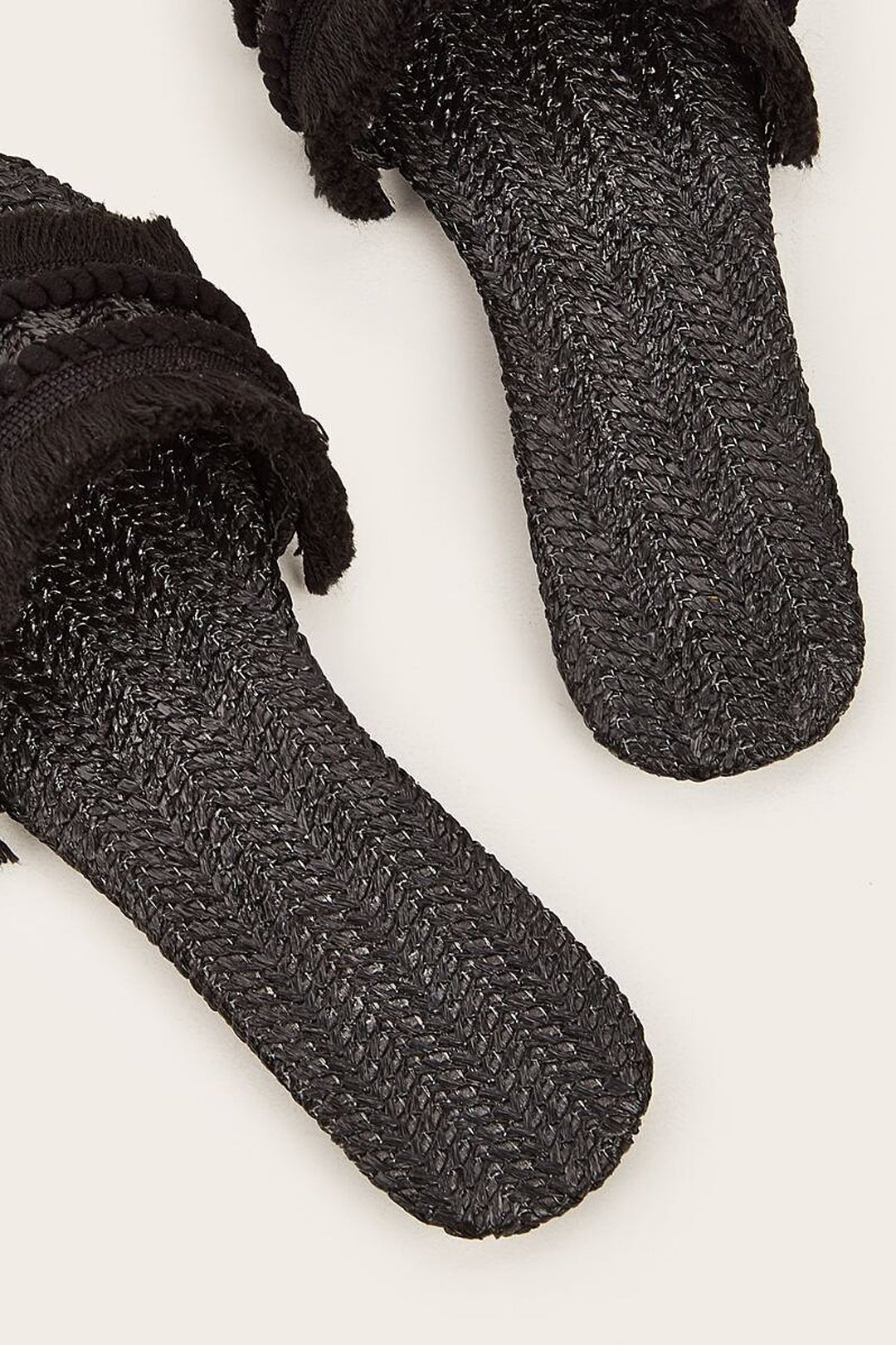 Flare Fringe Slippers