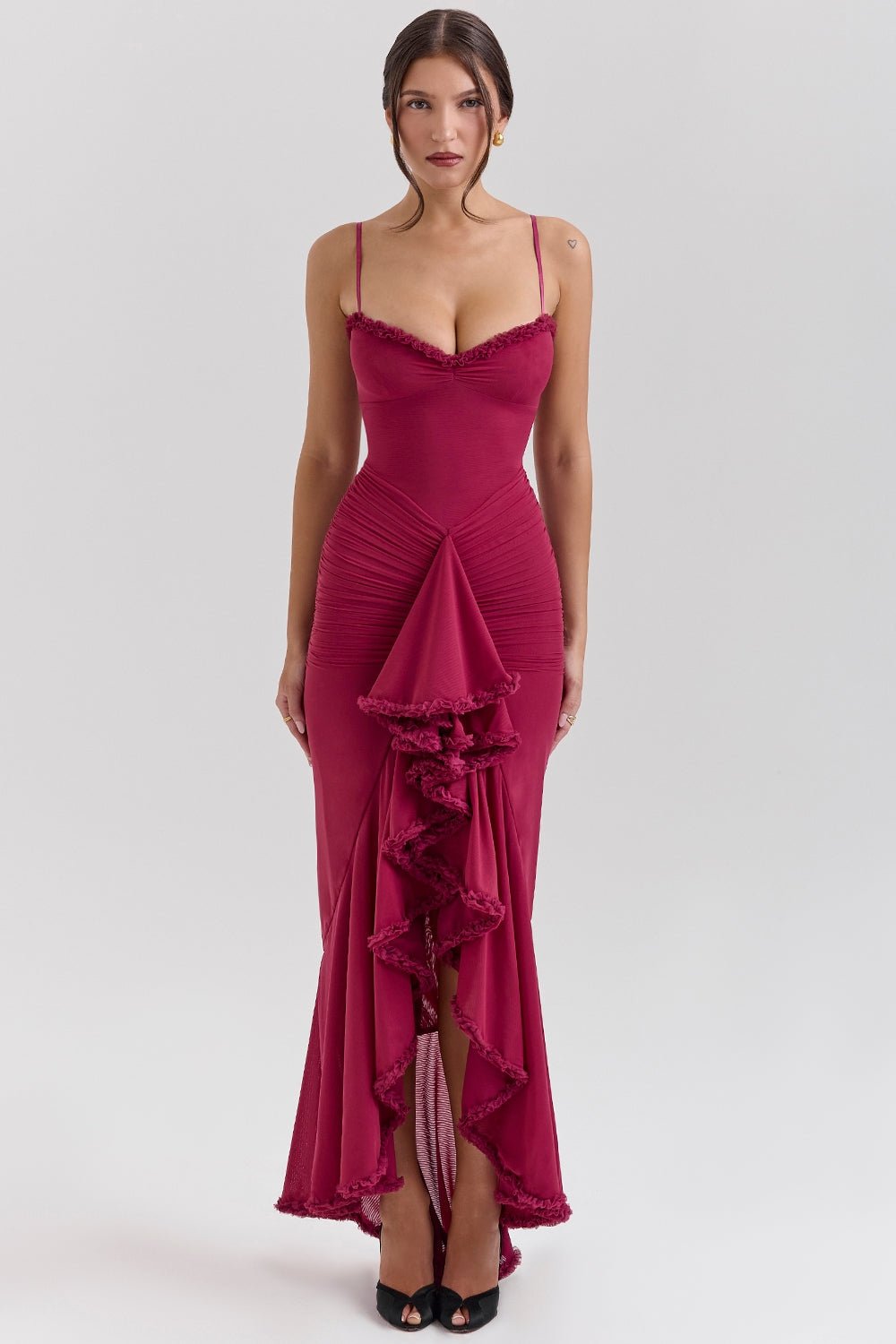 Gabbi | Ruffled Maxi Dress