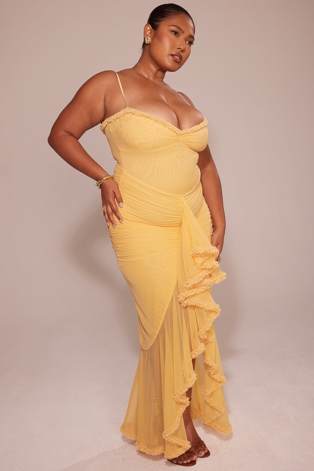 Gabbi | Ruffled Maxi Dress