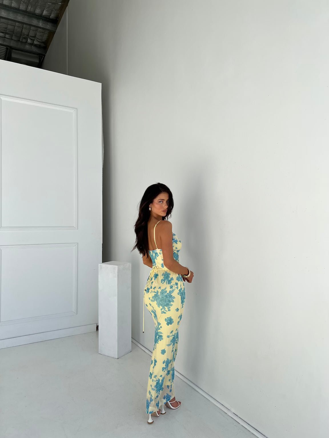 Indie | Sleeveless Floral Maxi Dress