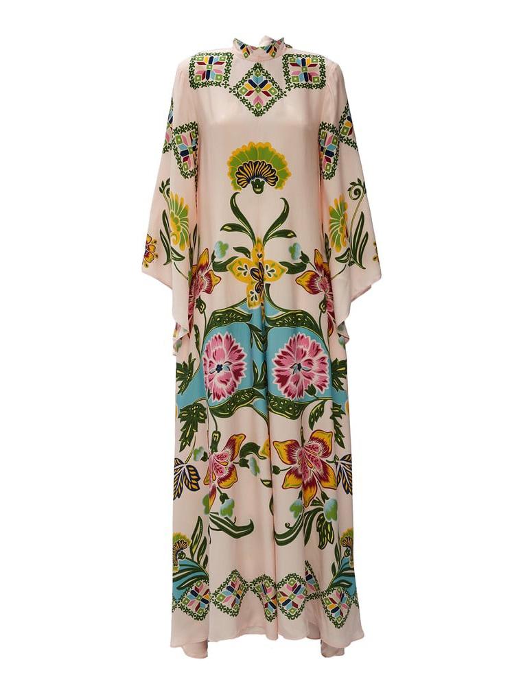 Haana Sunshine Floral Print Flowing Maxi Dress