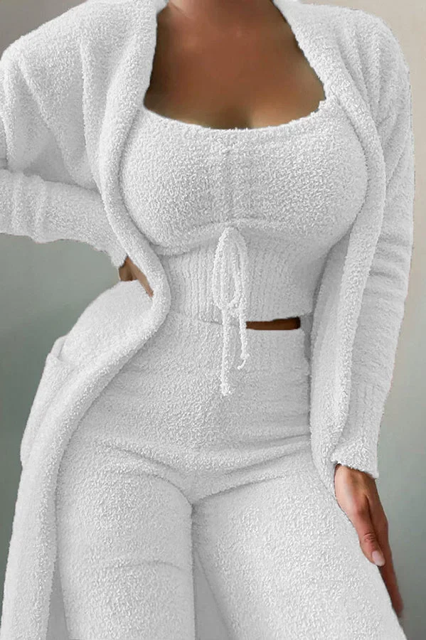 Ayble - Super Soft 3 Piece Fleece Pajama Pants Set