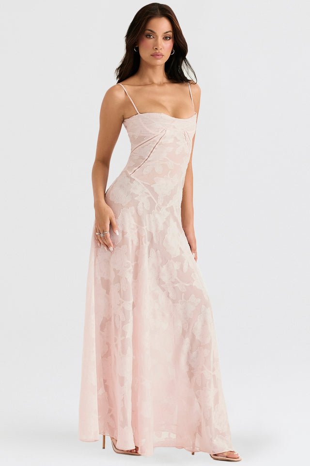 Mabel | Vintage Lace Lamé Dress