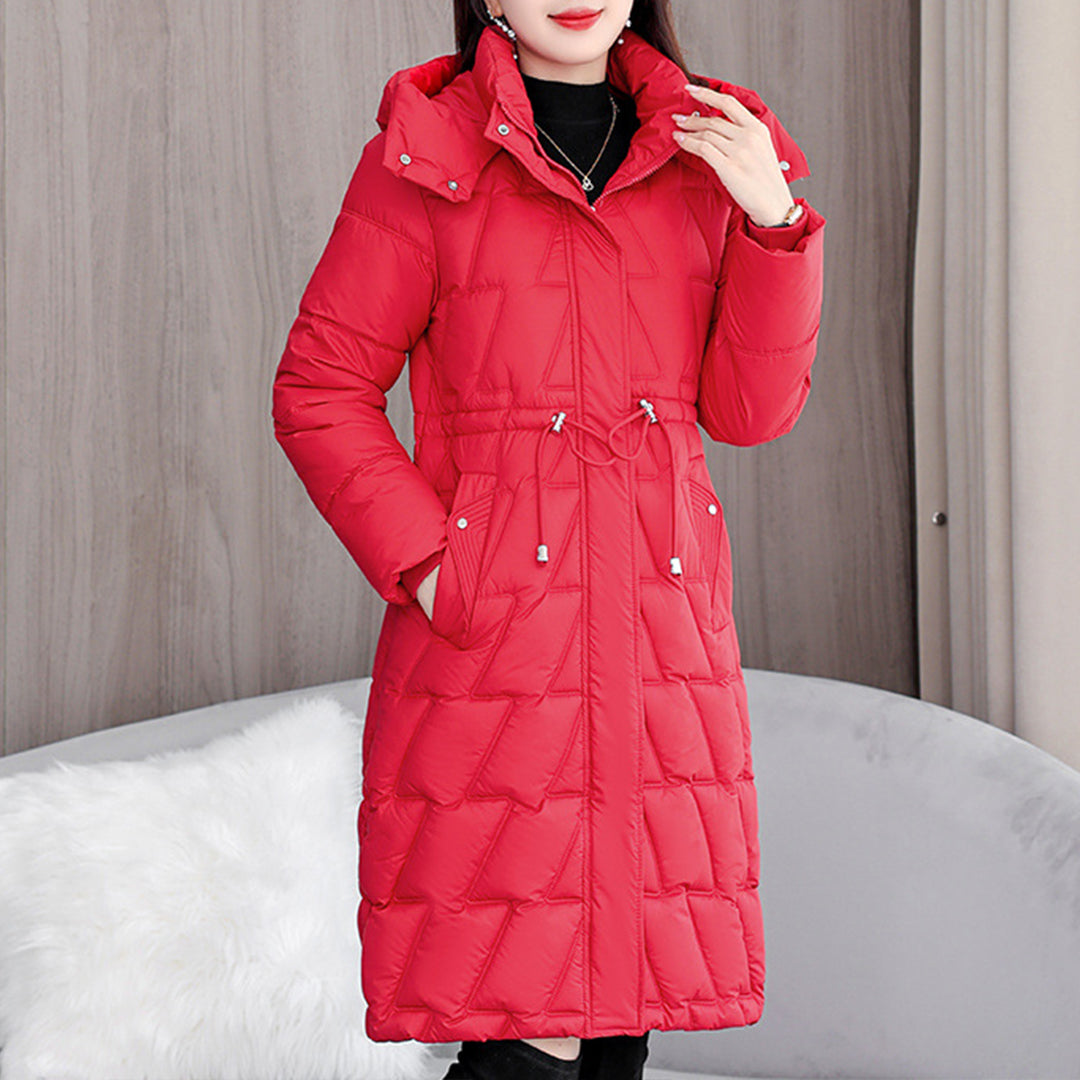 Elsie - Premium Long Quilted Jacket