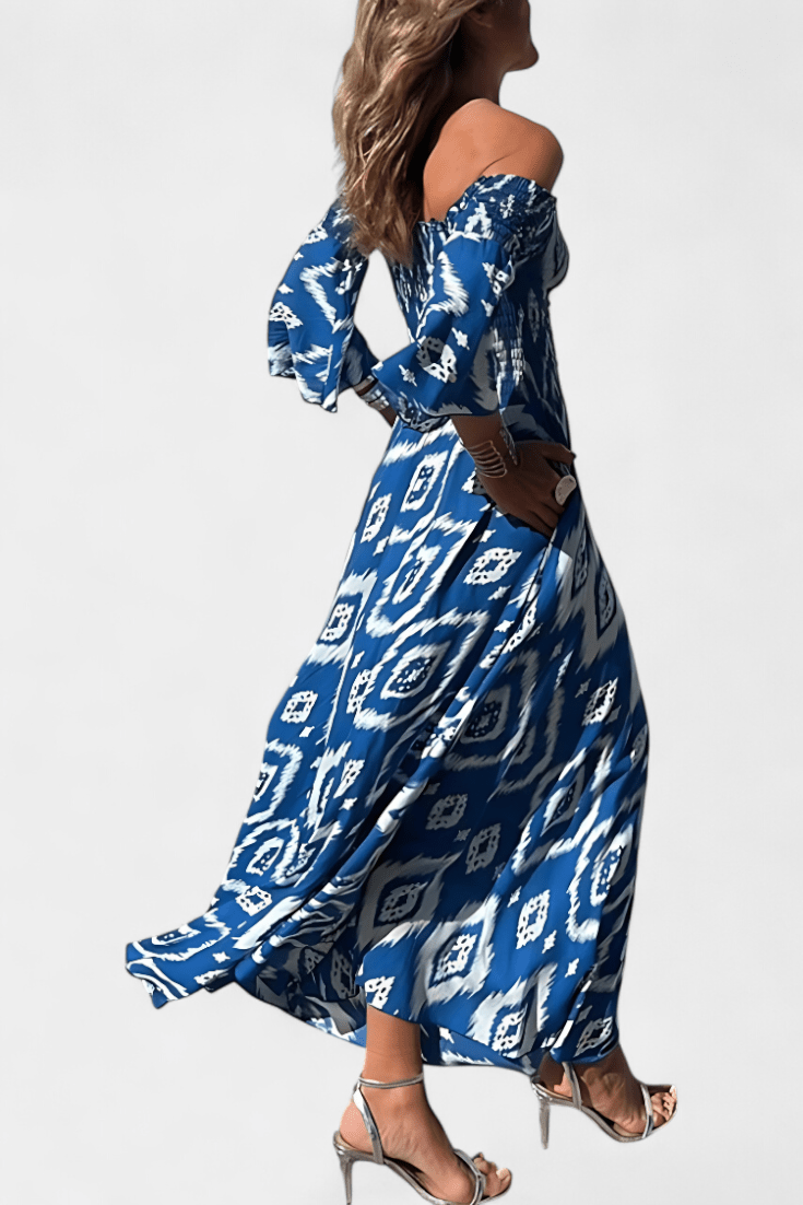 Mar | Off-Shoulder Floral Maxi Dress