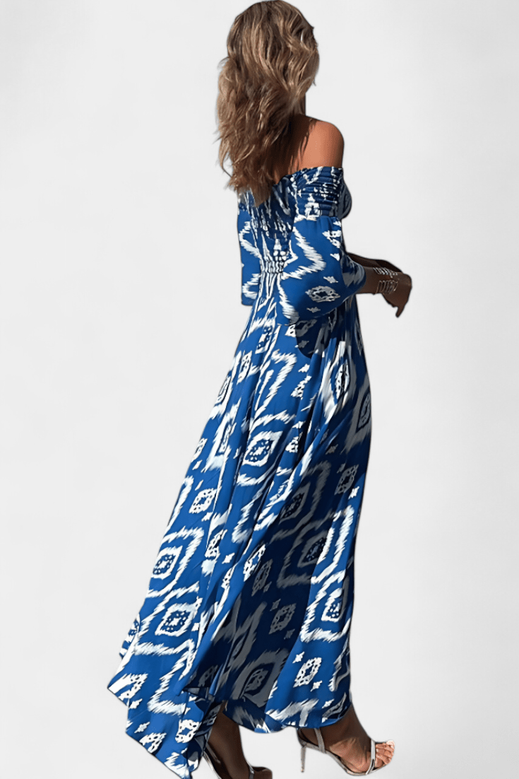 Mar | Off-Shoulder Floral Maxi Dress