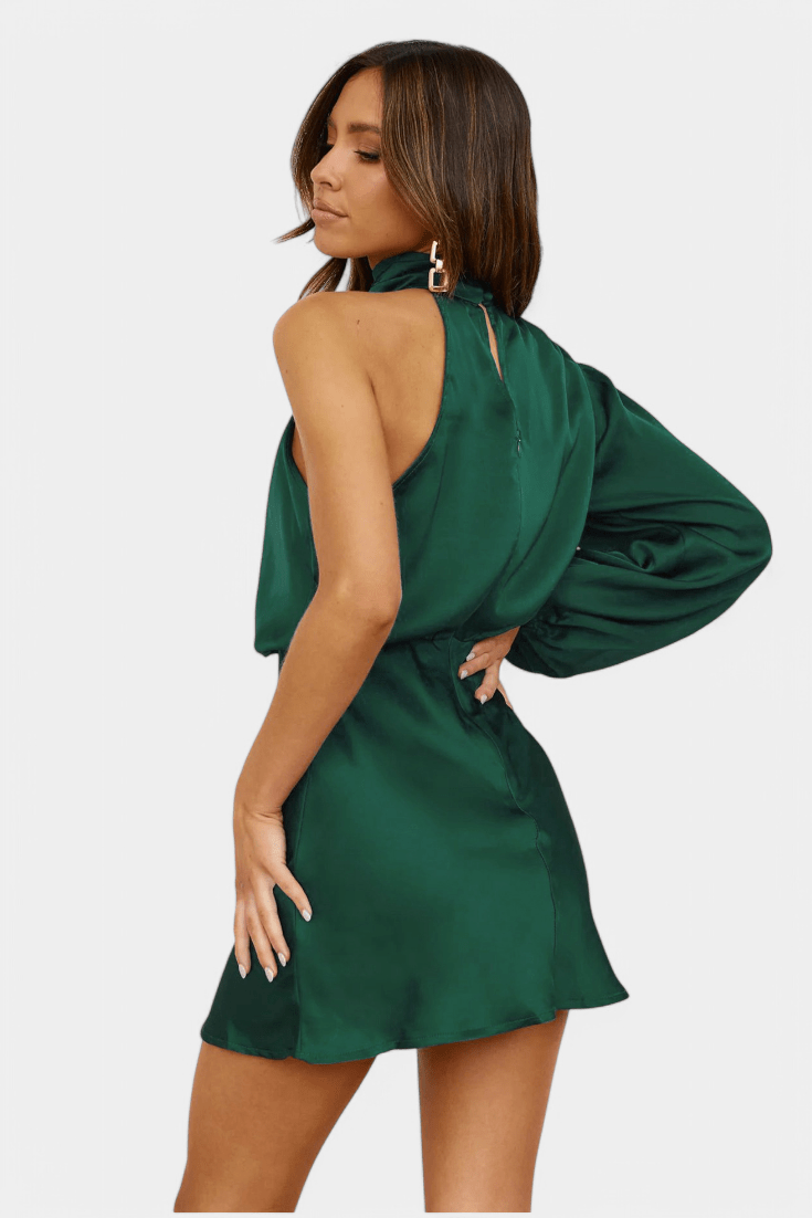 Mara | One-Shoulder Draped Dress
