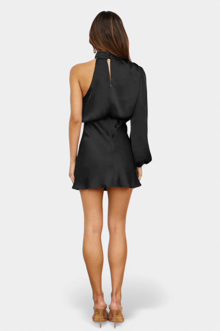 Mara | One-Shoulder Draped Dress