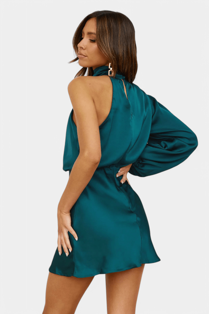 Mara | One-Shoulder Draped Dress