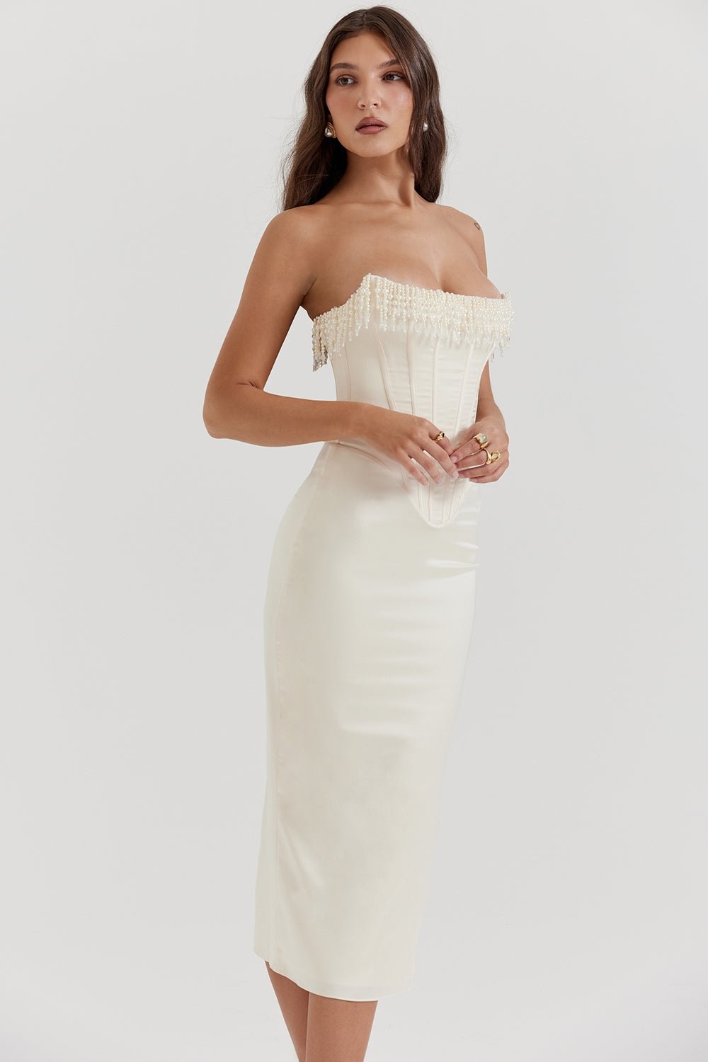 Nalita | Aura of Luxe Midi Dress