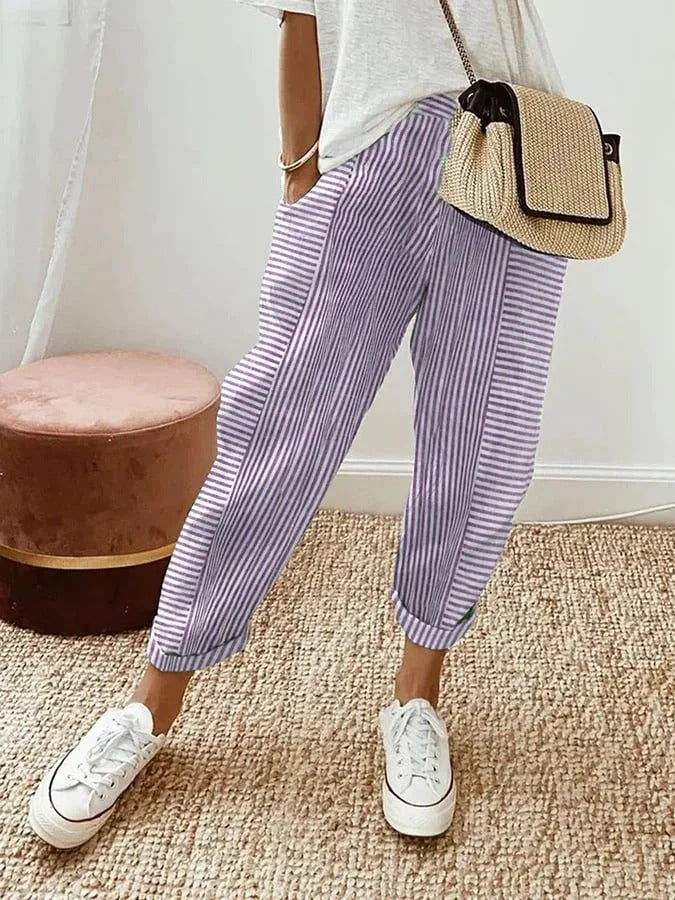 Donna - Striped Pants