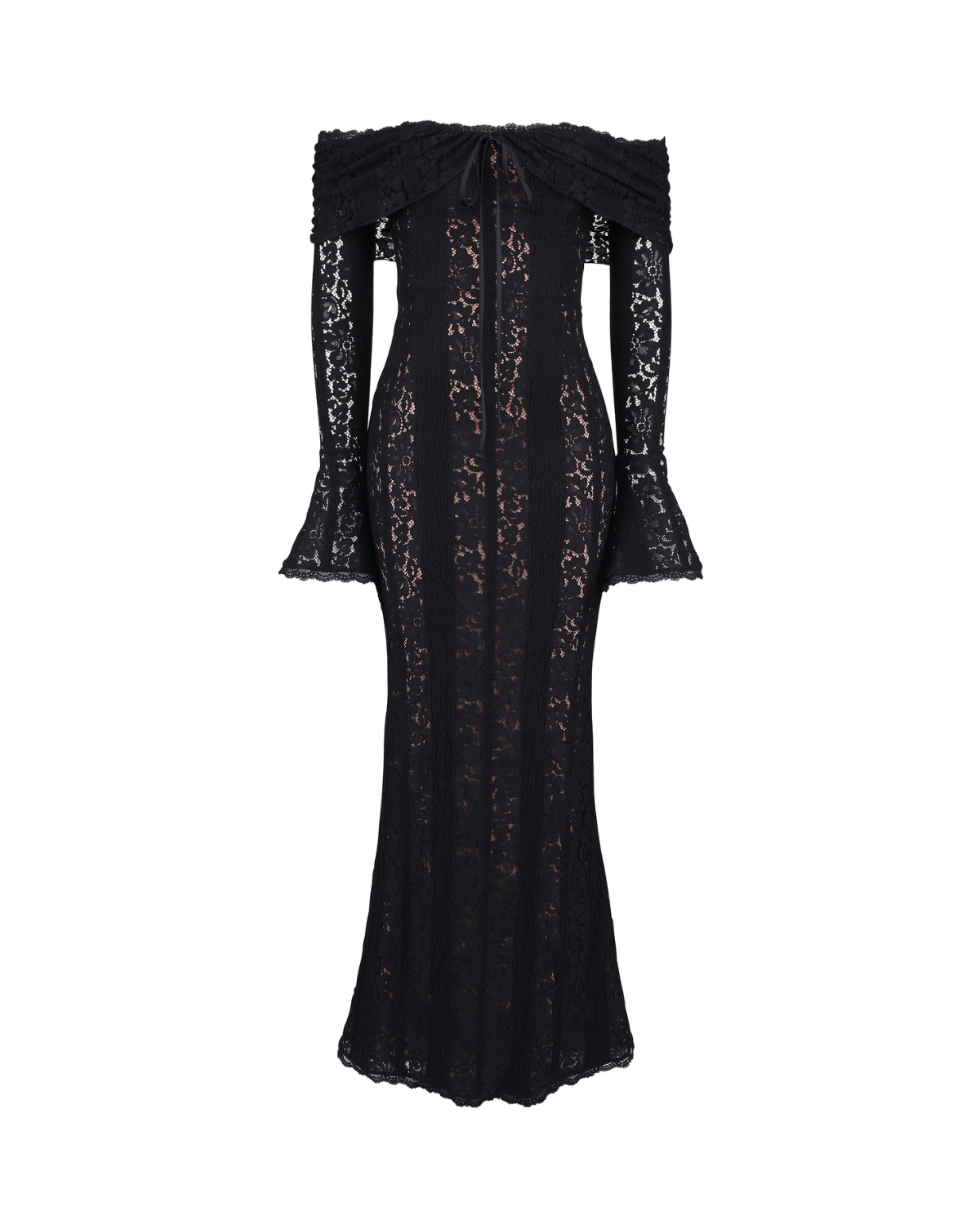 Rosalie | Lace Off-Shoulder Maxi Dress