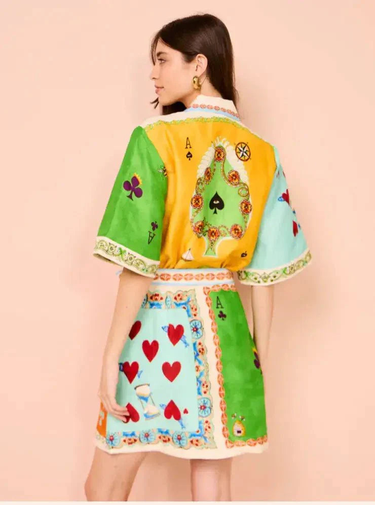 RUMMY | PRINT MINI DRESS