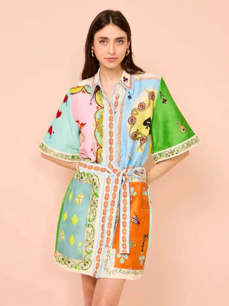 RUMMY | PRINT MINI DRESS