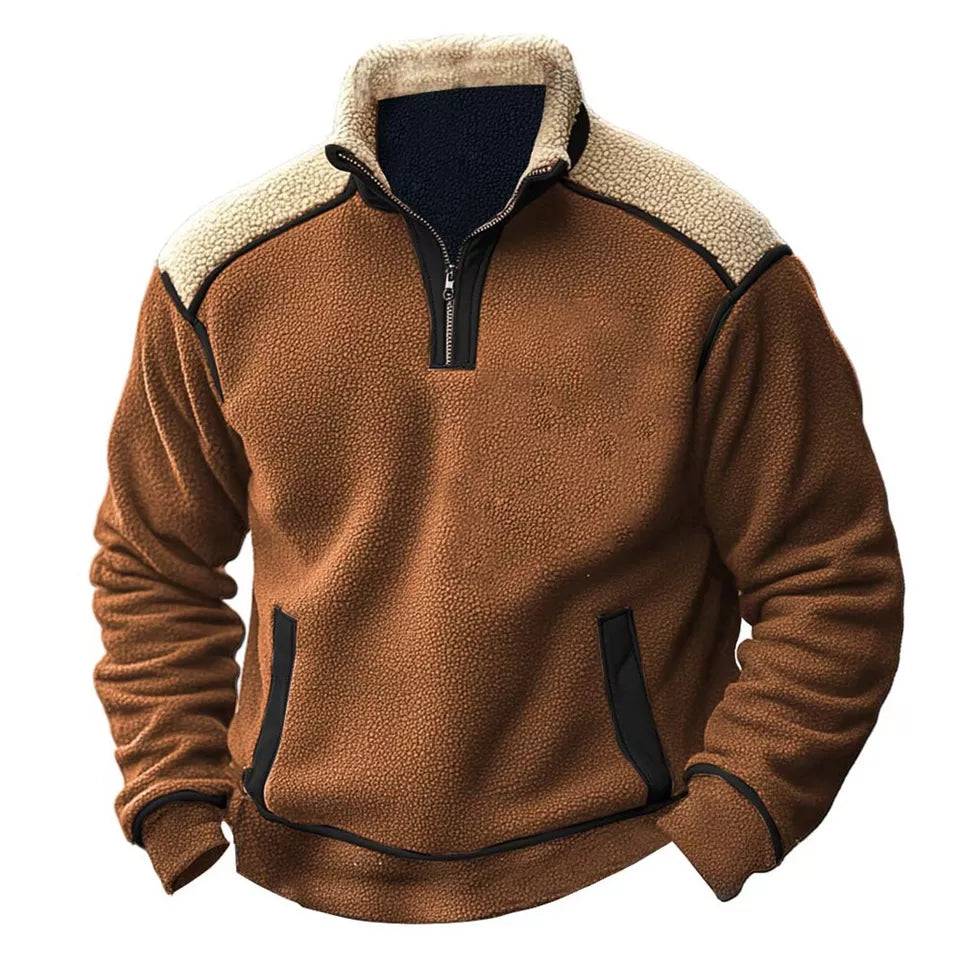 Ethan - Retro Quartz Zipper Fleece
