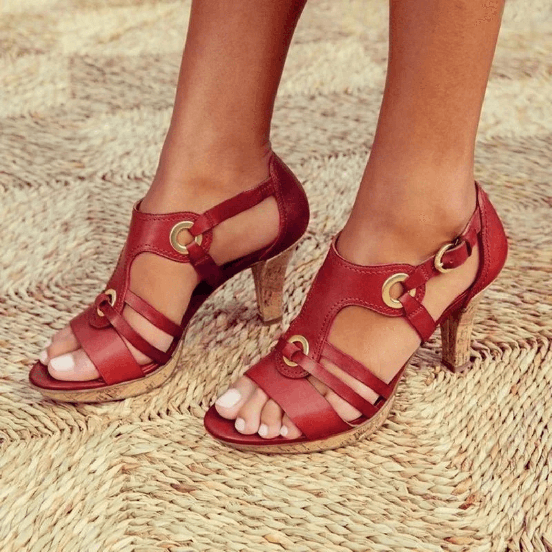 BELL - Comfortable Heeled Sandals