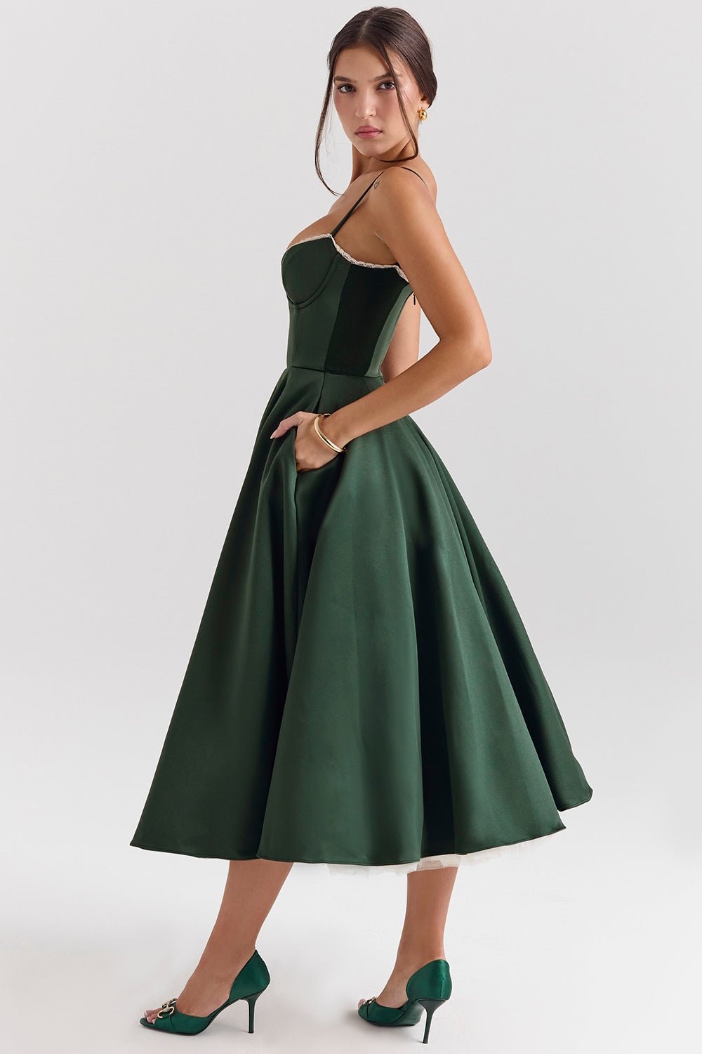 Soleil | Gown Midi Dress