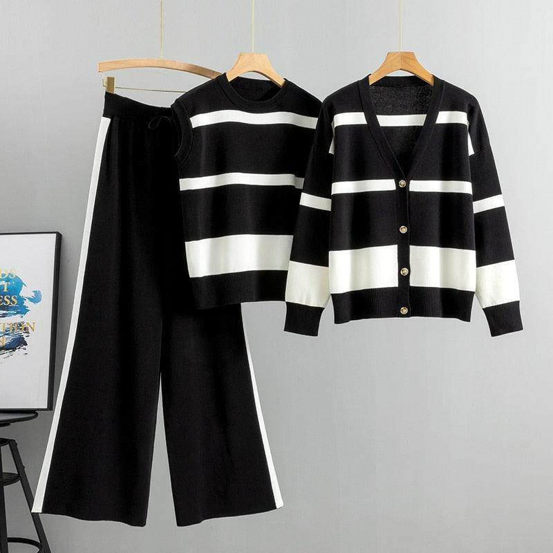 Marbel - Stylish Loose Casual Three-Piece Set
