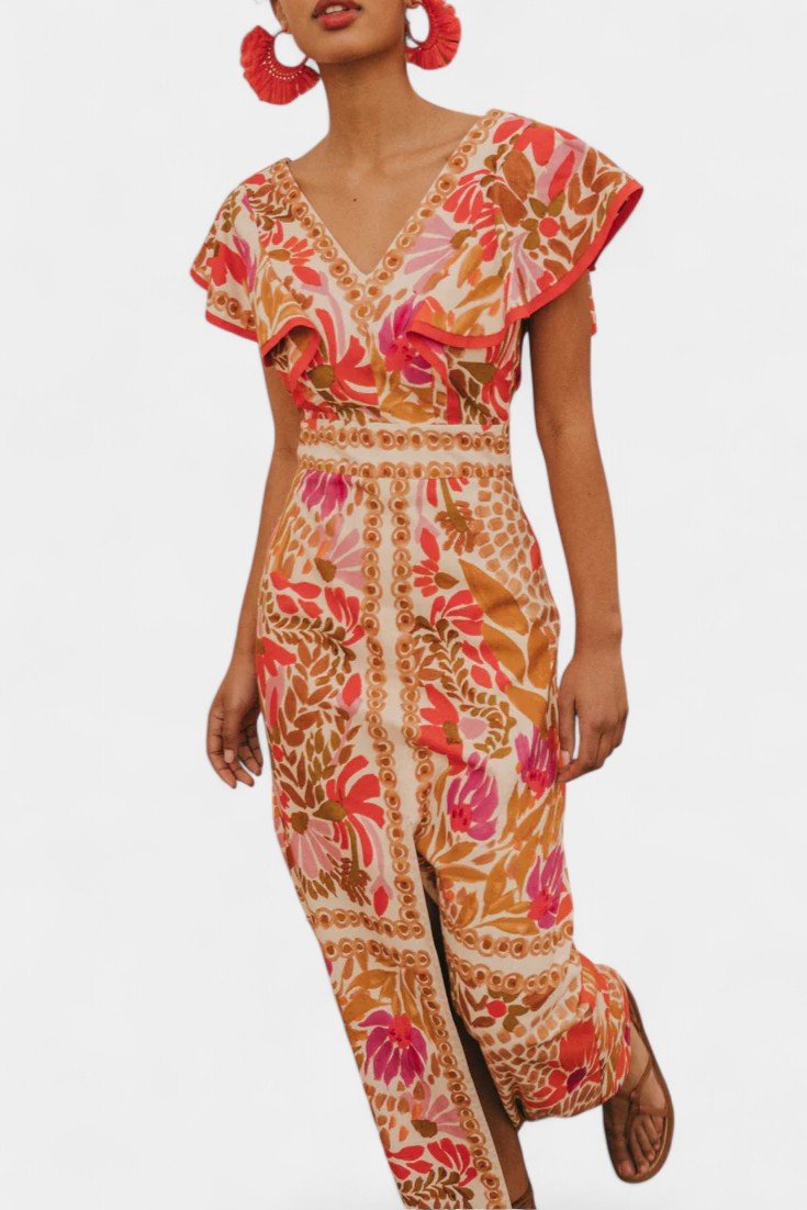 Suzanne | Vibrant Floral Maxi Dress