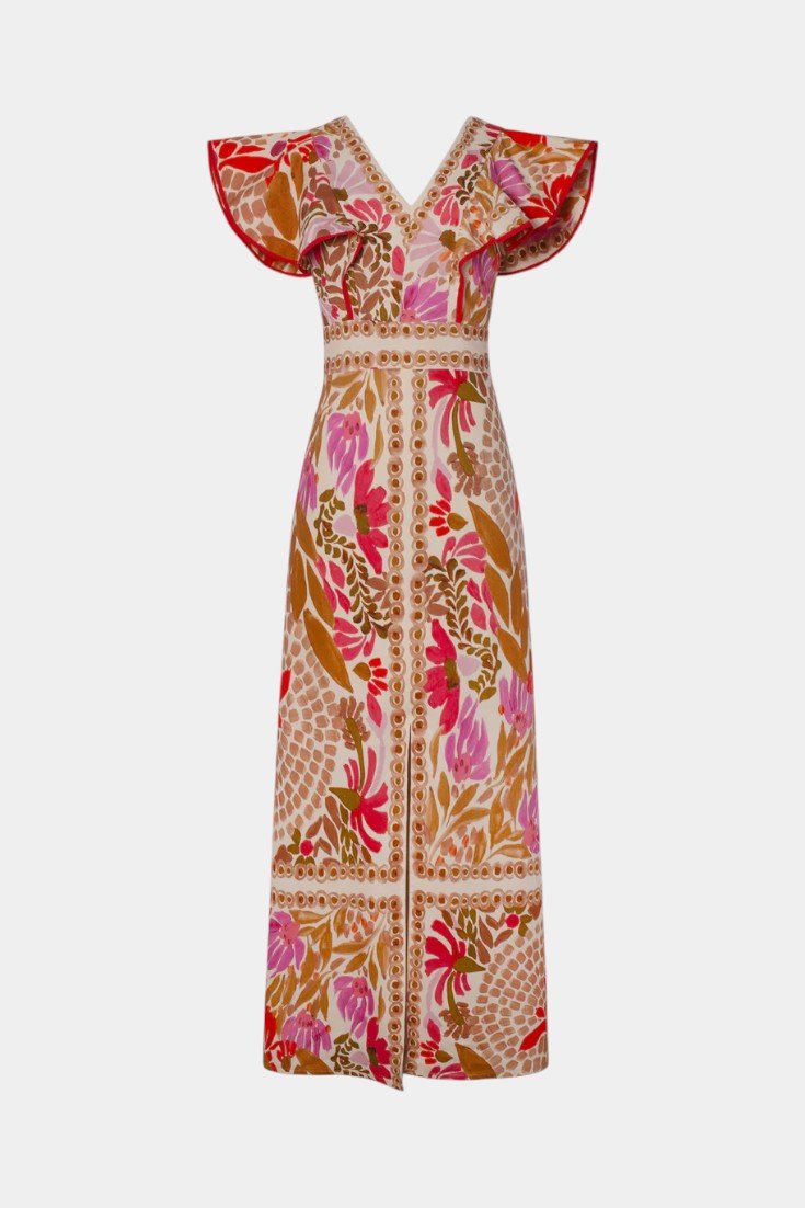Suzanne | Vibrant Floral Maxi Dress