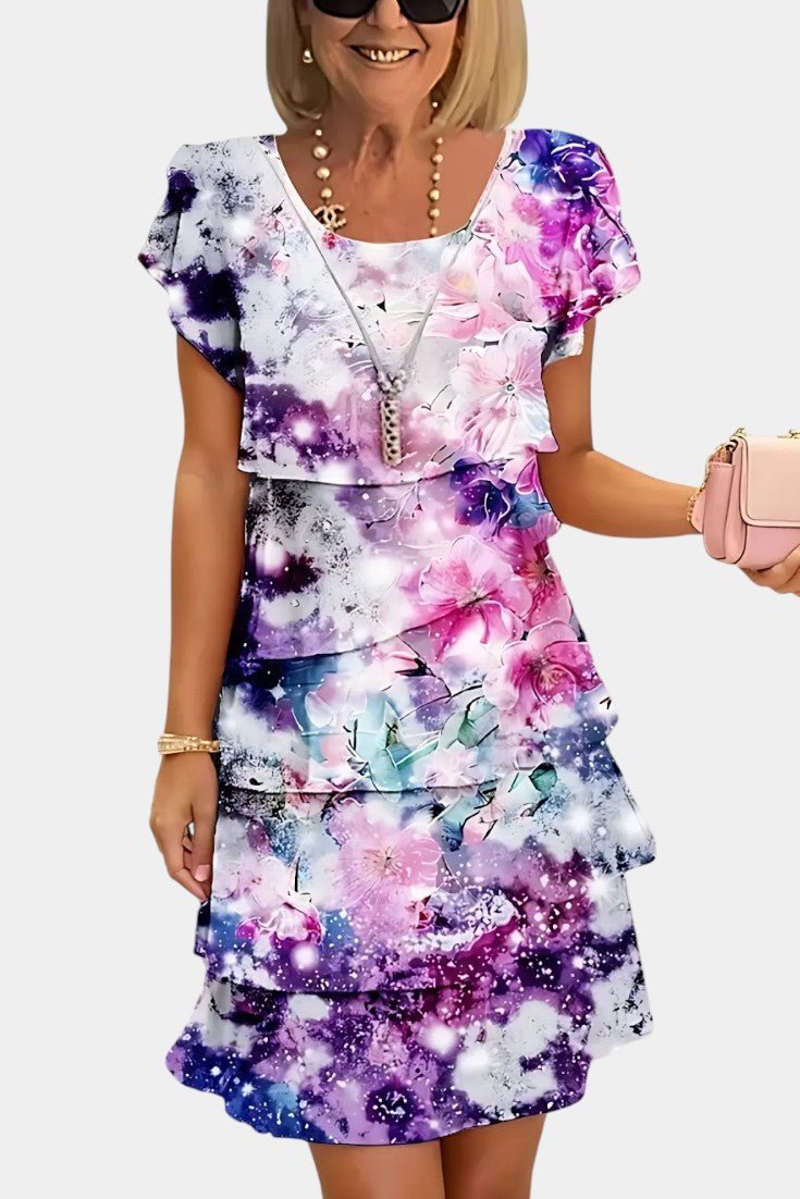 Tamara | Tiered Floral Ruffle Dress