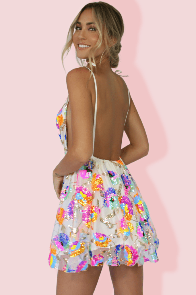 Vera | Tropical Mini Dress
